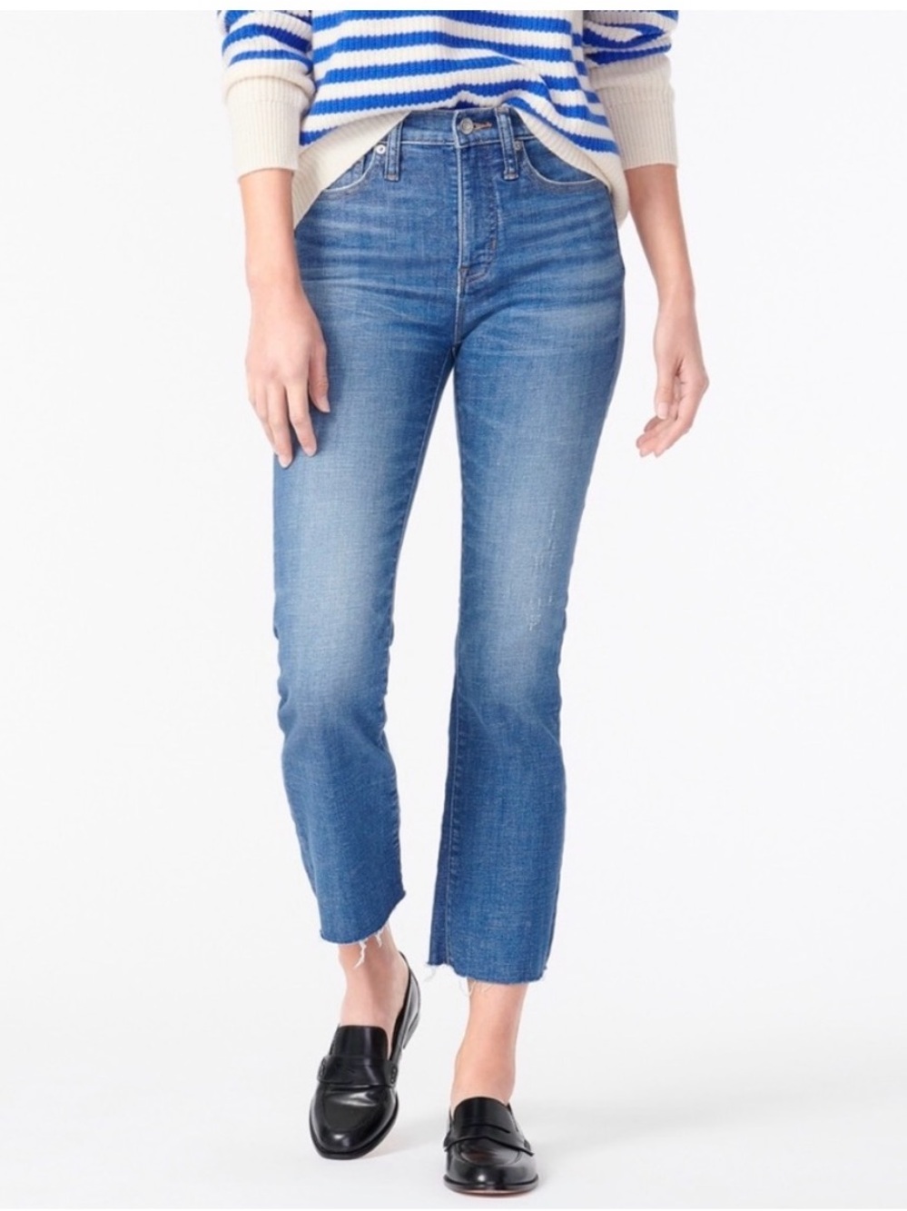 J Crew 9” Demi-Boot Crop Jean in Caddy Wash Size 29